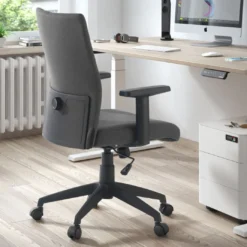 Silla de escritorio giratoria Parma, mecanismo basculante