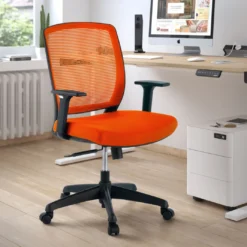 Silla de escritorio giratoria Nicole, red