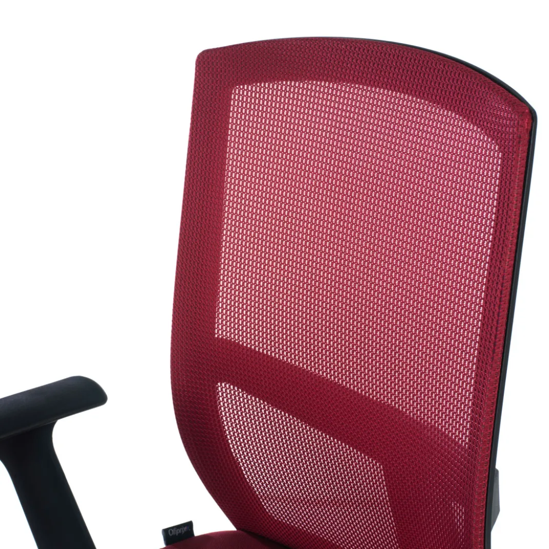 Silla de escritorio giratoria Star, red