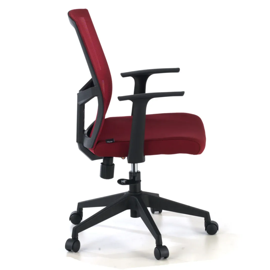 Silla de escritorio giratoria Star, red