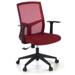 Silla de escritorio giratoria Star, red