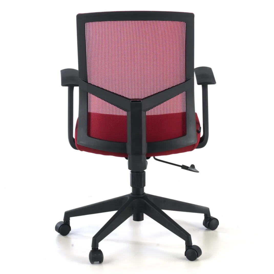 Silla de escritorio giratoria Star, red