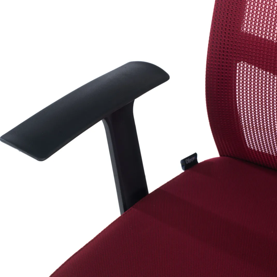 Silla de escritorio giratoria Star, red