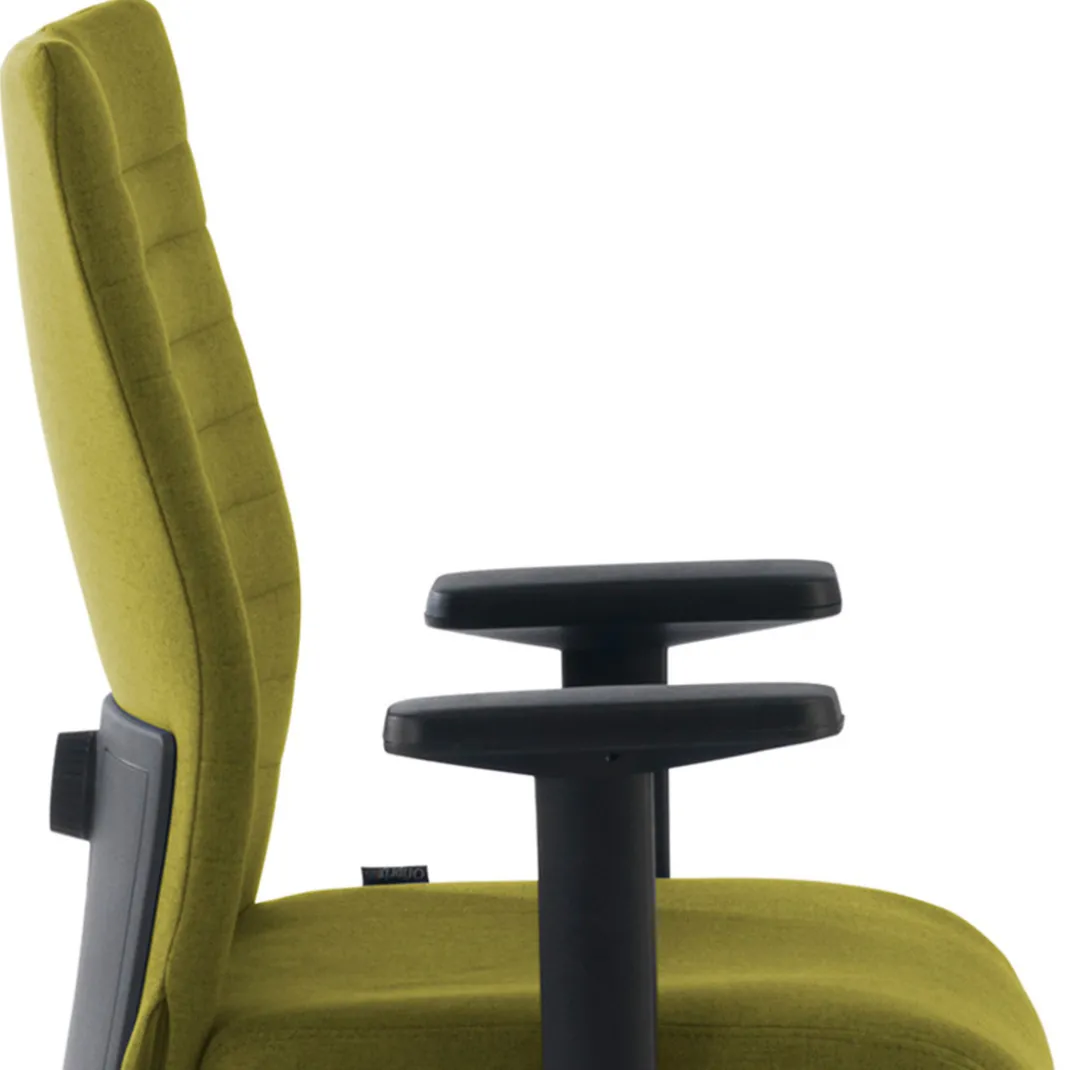 Silla de escritorio giratoria Parma, mecanismo basculante