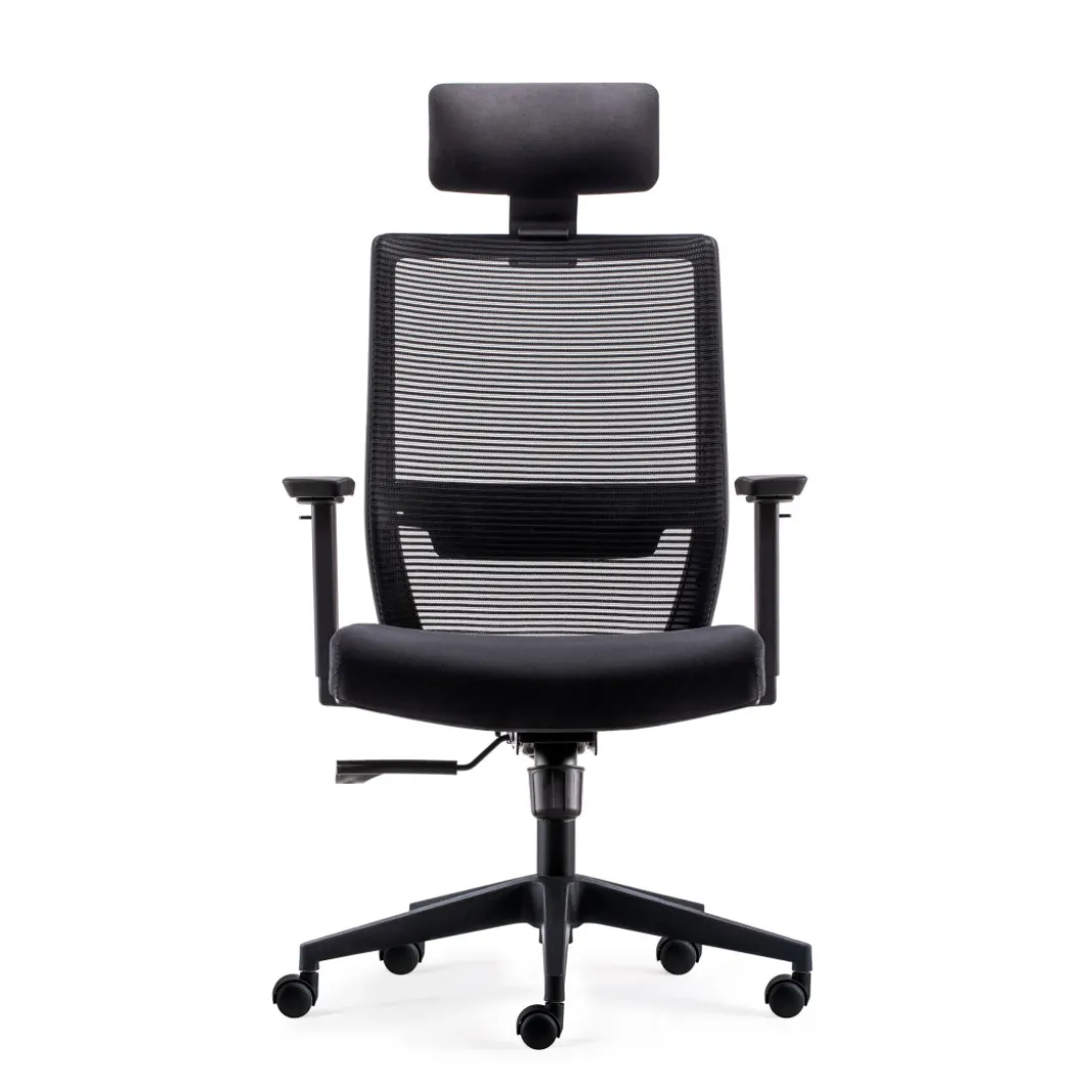 Silla de oficina Axel, espuma inyectada, con reposacabezas
