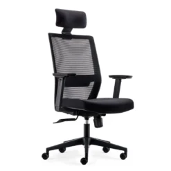 Silla de oficina Axel, espuma inyectada, con reposacabezas