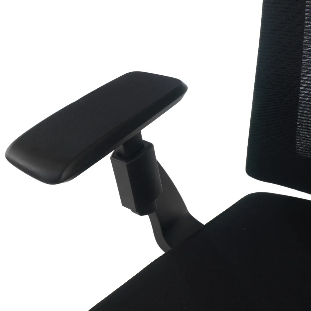 Silla de oficina Baron, reposacabezas, brazos 3D, red