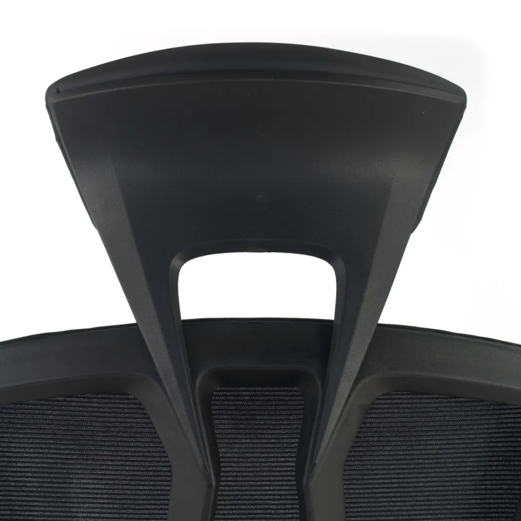 Silla de oficina Baron, reposacabezas, brazos 3D, red