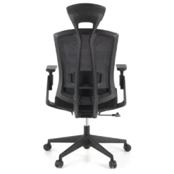 Silla de oficina Baron, reposacabezas, brazos 3D, red