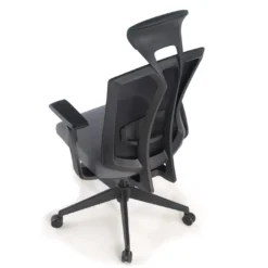 Silla de oficina Baron, reposacabezas, brazos 3D, red