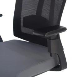 Silla de oficina Baron, reposacabezas, brazos 3D, red