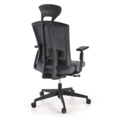 Silla de oficina Baron, reposacabezas, brazos 3D, red