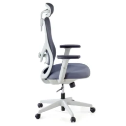 Silla de Oficina Ergonómica Prime white, brazos regulables