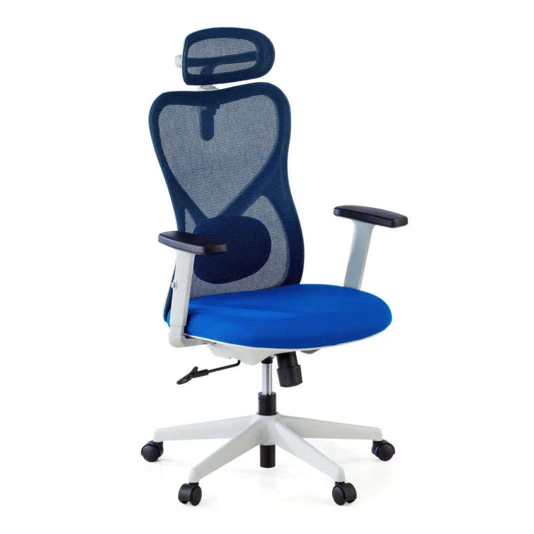 Silla de Oficina Ergonómica Prime white, brazos regulables