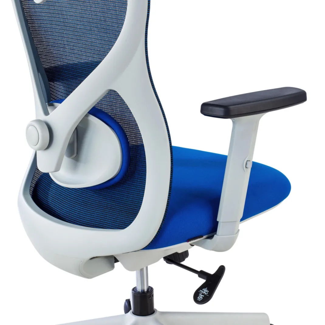 Silla de Oficina Ergonómica Prime white, brazos regulables