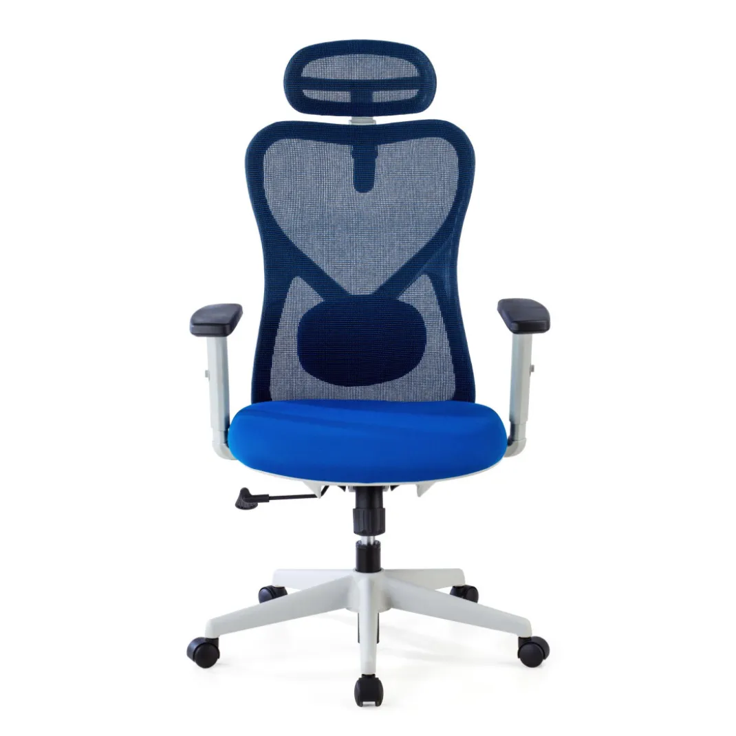 Silla de Oficina Ergonómica Prime white, brazos regulables