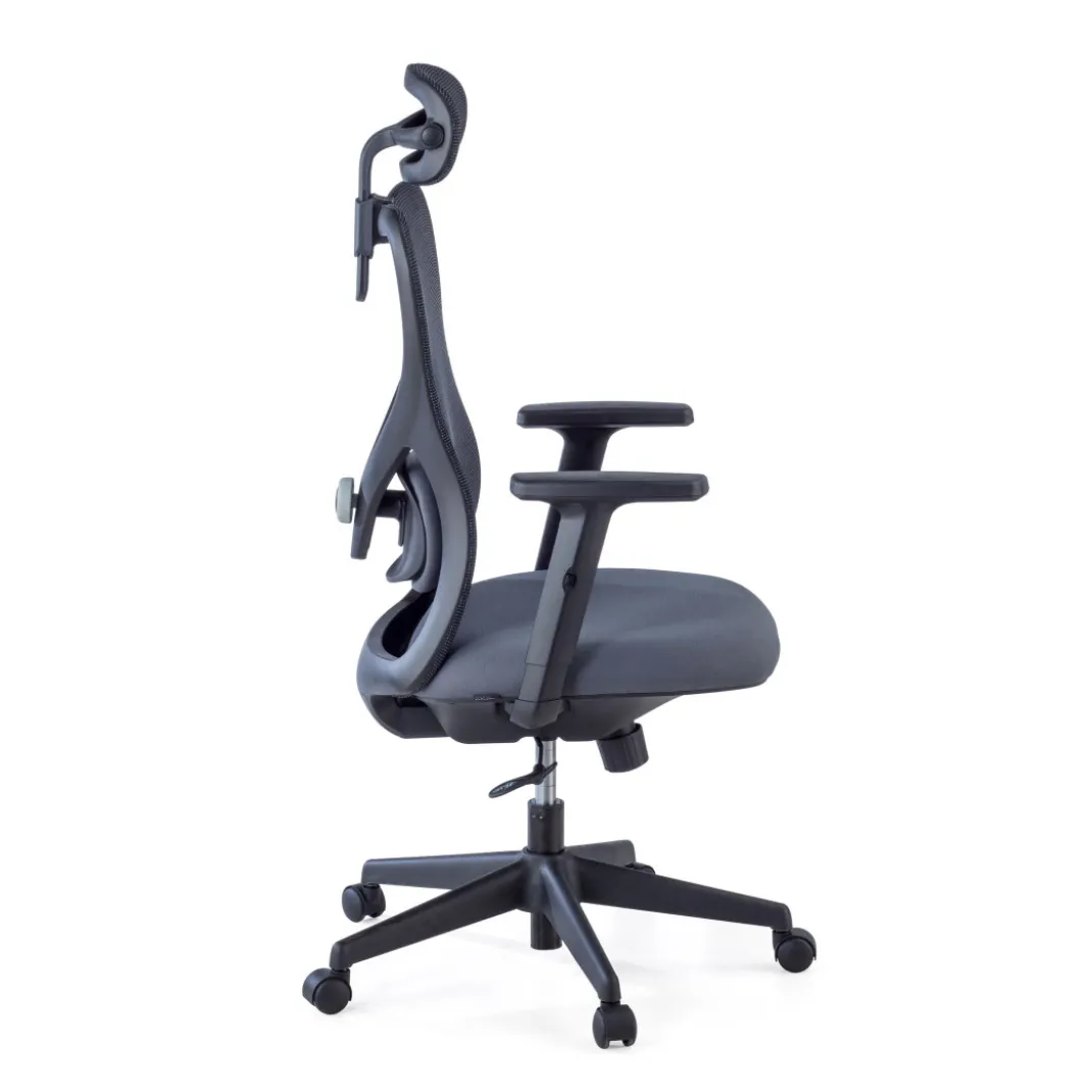 Silla de Oficina Ergonómica Prime black, brazos regulables