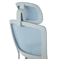 Silla de oficina Gravity White, reposacabezas, brazos 3D, red
