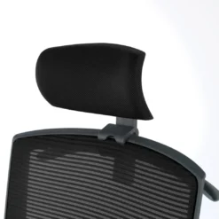 Silla de oficina Kendo, brazos ajustables, reposacabezas, red