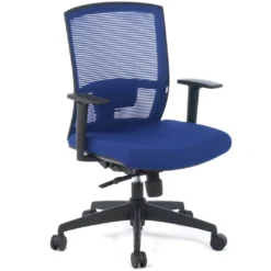 Silla de oficina Kendo, brazos ajustables, red