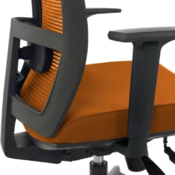 Silla de oficina Kendo, brazos ajustables, red
