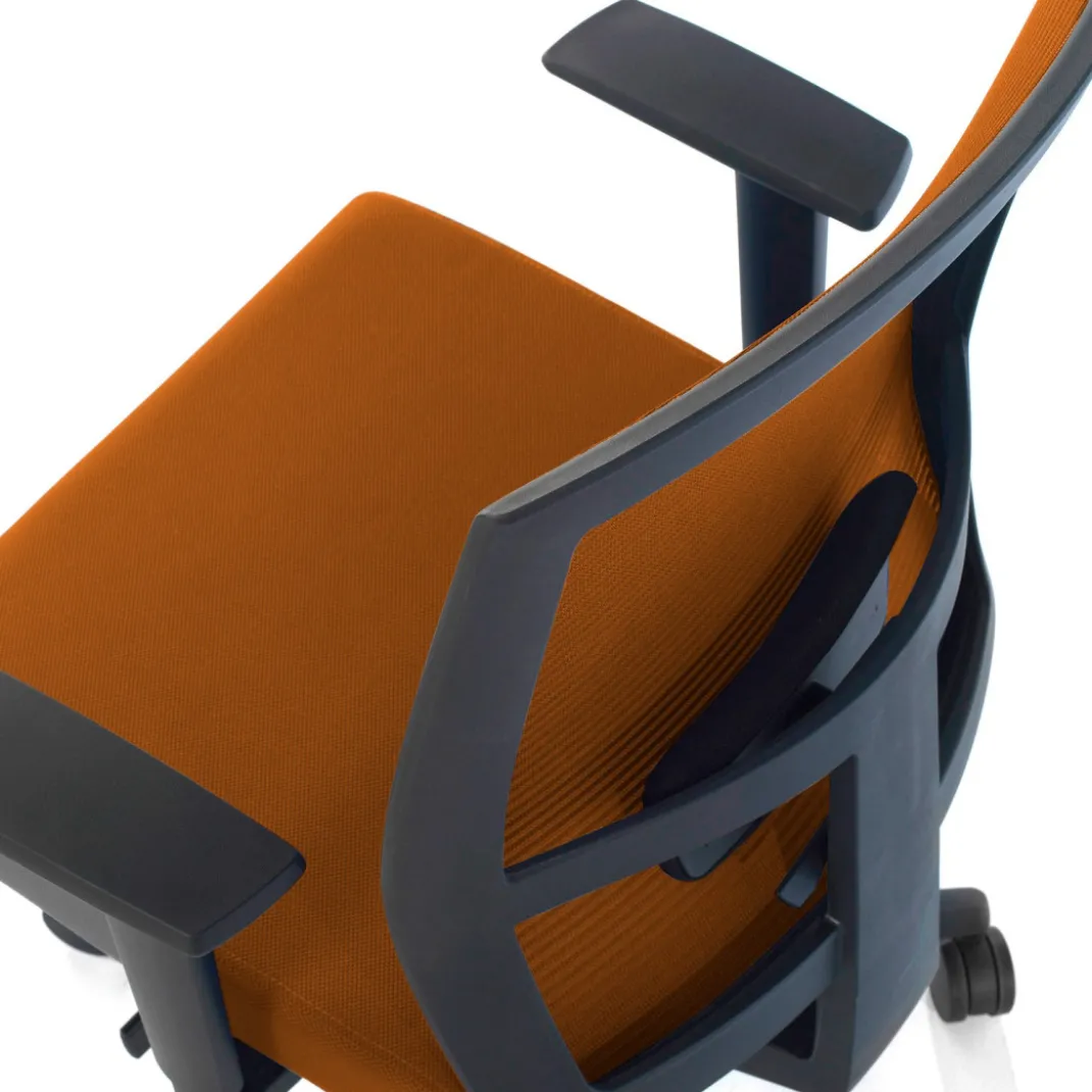 Silla de oficina Kendo, brazos ajustables, red