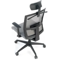 Silla de oficina Kendo, brazos ajustables, reposacabezas, red