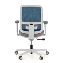Silla de oficina profesional Sugar white, uso intensivo