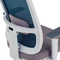 Silla de oficina profesional Sugar white, uso intensivo