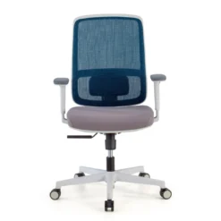 Silla de oficina profesional Sugar white, uso intensivo