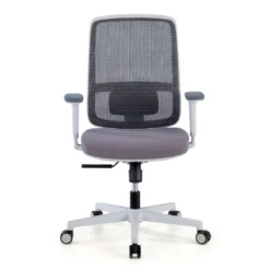 Silla de oficina profesional Sugar white, uso intensivo