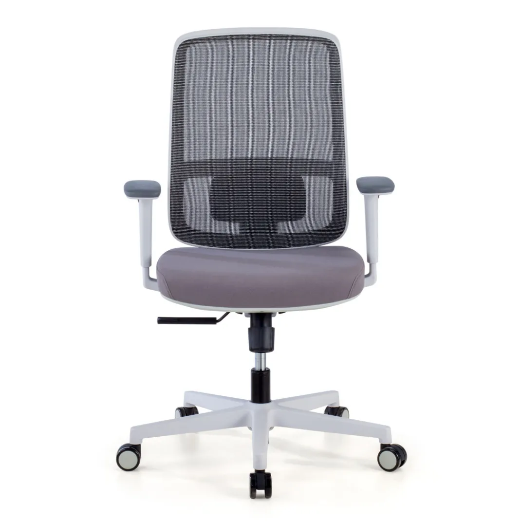 Silla de oficina profesional Sugar white, uso intensivo