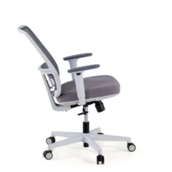 Silla de oficina profesional Sugar white, uso intensivo
