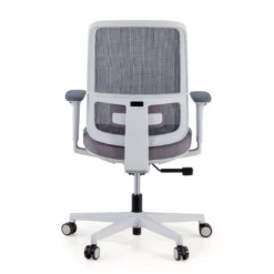 Silla de oficina profesional Sugar white, uso intensivo