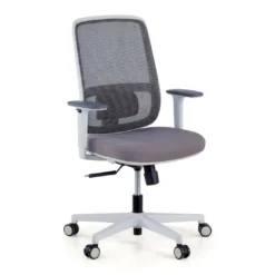 Silla de oficina profesional Sugar white, uso intensivo
