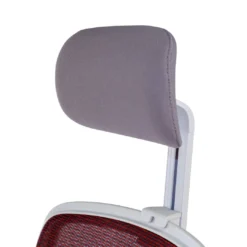 Silla de oficina Sugar white con reposacabezas
