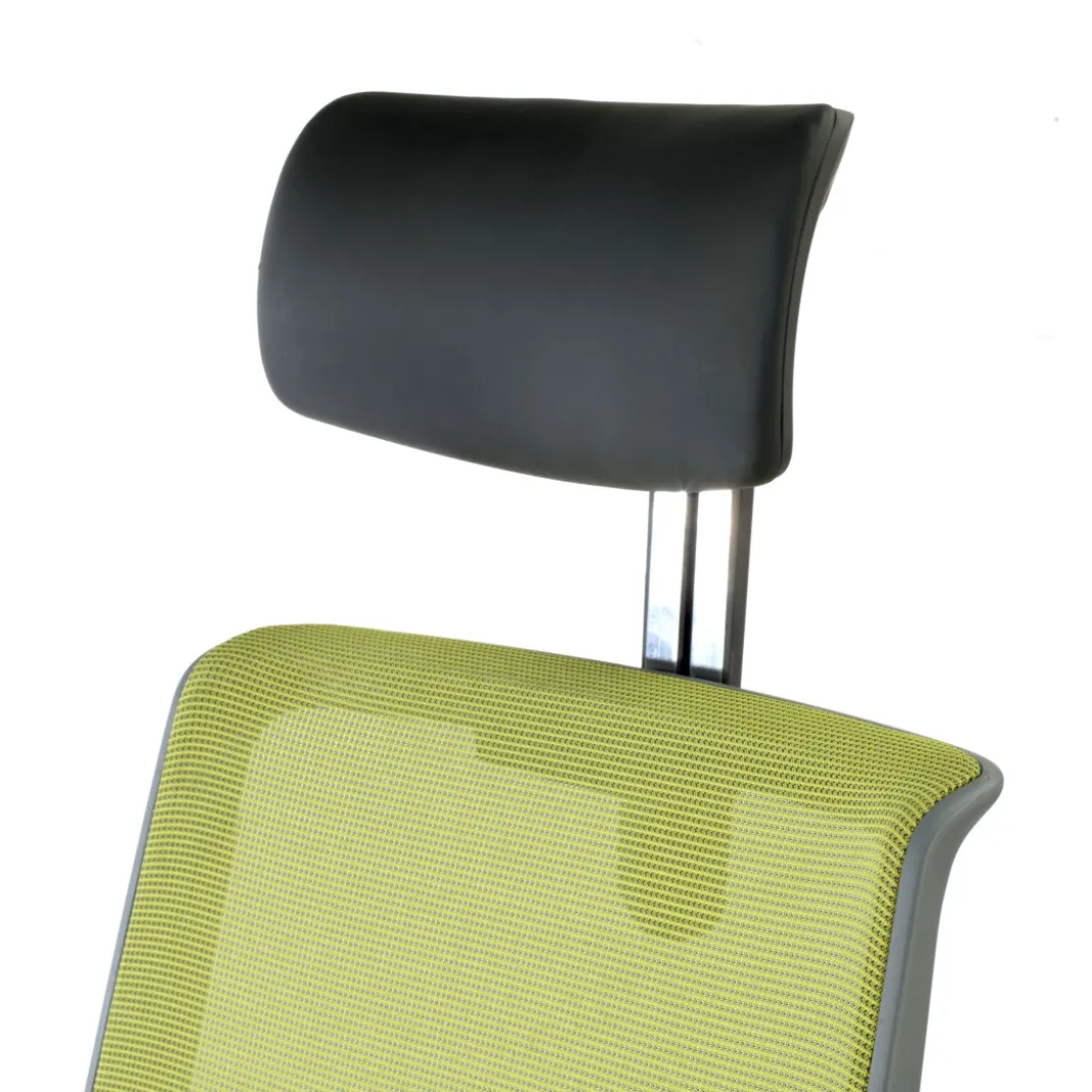 Silla de oficina Wind, respaldo ergonómico, brazos 3D, reposacabezas