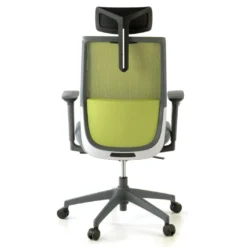 Silla de oficina Wind, respaldo ergonómico, brazos 3D, reposacabezas