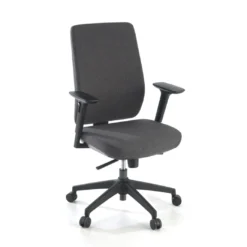 Silla de oficina Wind, respaldo regulable, brazos 3D, tapizado