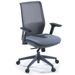 Silla de oficina Wind, respaldo ergonómico, brazos 3D, red