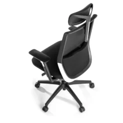 Silla de oficina Wind, respaldo ergonómico, brazos 3D, reposacabezas