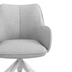 Silla de reuniones con ruedas Gala, estructura giratoria