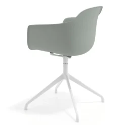 Silla de reuniones Elisa, base piramidal