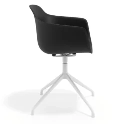 Silla de reuniones Elisa, base piramidal