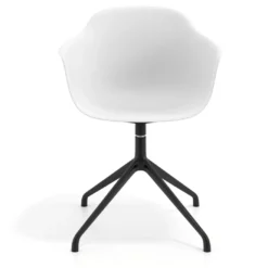 Silla de reuniones Elisa, base piramidal