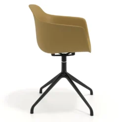 Silla de reuniones Elisa, base piramidal
