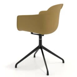 Silla de reuniones Elisa, base piramidal