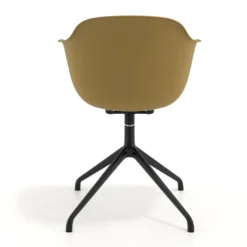 Silla de reuniones Elisa, base piramidal