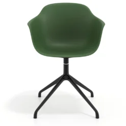 Silla de reuniones Elisa, base piramidal