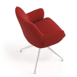 Silla de reuniones Gala, estructura giratoria